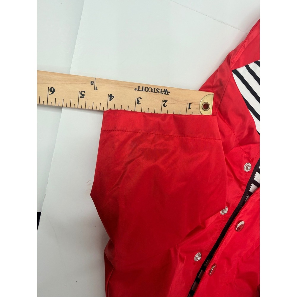 Dog Raincoat Medium Waterproof Red Hooded Jacket Reflective Lined Pet Coat - Picture 15 of 15